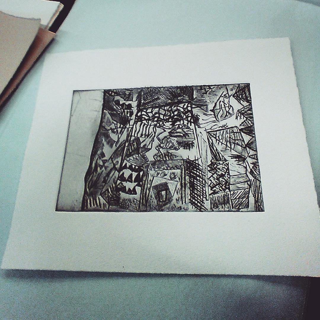 Drypoint Drypoint on Copper Green Door Printmaking Studio