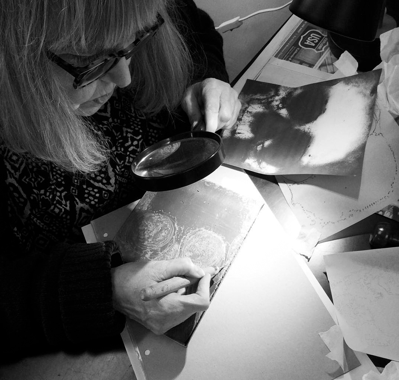 Acrylic Resist Etching — Green Door Printmaking Studio